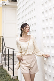 JULIANE LONG SLEEVES TOP (BUTTERCREAM)