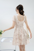 LANEY FLARE MINI DRESS (FLORAL)