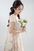 LANEY FLARE MINI DRESS (FLORAL)