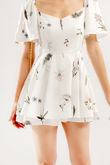 JESSIE SWEETHEART PLAYSUIT DRESS (FLORAL)