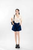 LENNON WIDE LEG CASUAL SHORT (BLUE)