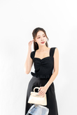 SASHA SWEETHEART RUFFLES TOP (BLACK)