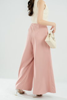 ZELDA HIGH WAIST PALAZZO (BUBBLE GUM)