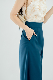 ZELDA HIGH WAIST PALAZZO (PRUSSIAN BLUE)