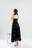 HAENA BUTTERFLIES CAMI DRESS (BLACK)