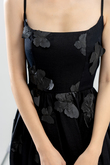 HAENA BUTTERFLIES CAMI DRESS (BLACK)