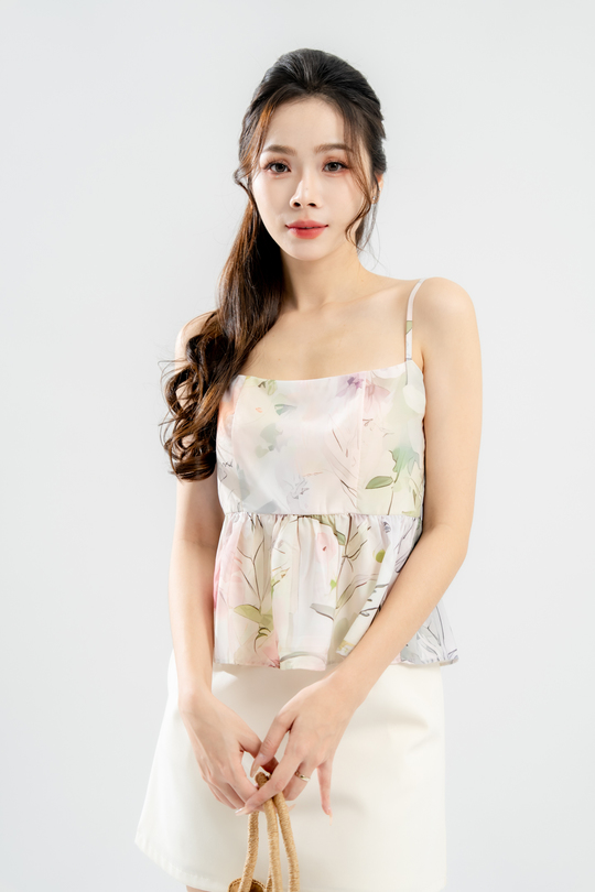 SUZY BABYDOLL CAMI TOP (FLORAL)