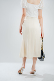 ARIELLA MERMAID MIDI SKIRT (ANTIQUE WHITE)