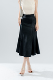 ARIELLA MERMAID MIDI SKIRT (BLACK)