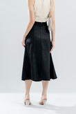 ARIELLA MERMAID MIDI SKIRT (BLACK)