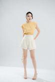 JOIE HIGH WAIST SHORTS (CREAM)