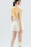 JOIE HIGH WAIST SHORTS (CREAM)