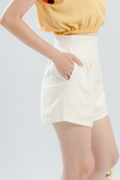 JOIE HIGH WAIST SHORTS (CREAM)