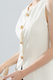 KAITLYN BUTTON VEST TOP (CREAM)