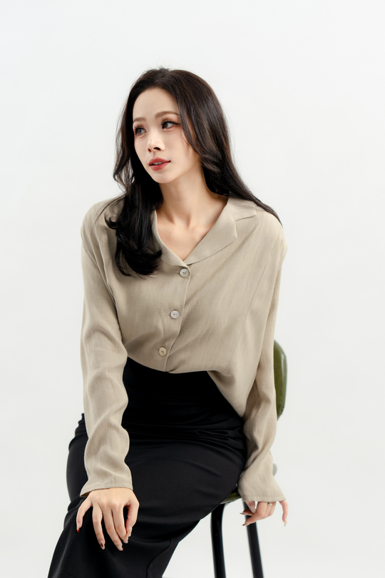 LEMUEL OVERSIZED LINEN SHIRT (DARK VANILLA)