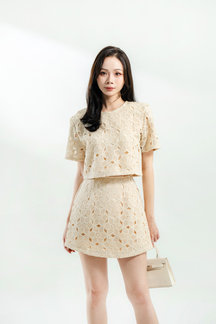 SANSA ROUND NECK TOP (SAND)