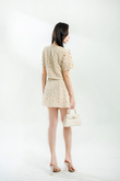 DAVIN HIGH WAIST SKORT (SAND)