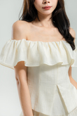 SHAE OFF SHOULDER TOP (CREAM)