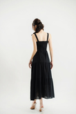 SUZZY TIERED MAXI DRESS (BLACK)