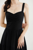 SUZZY TIERED MAXI DRESS (BLACK)