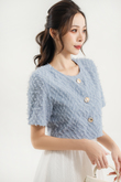 EMMIE ROUND NECK CROP TOP (BLUE)