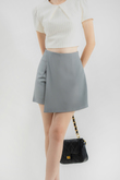 DAVEN ASYMMETRICAL SKORT (GREY)