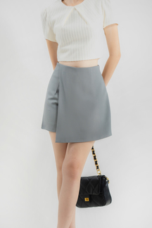 DAVEN ASYMMETRICAL SKORT (GREY)