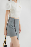 DAVEN ASYMMETRICAL SKORT (GREY)