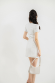 ELI RIBBON MINI DRESS (WHITE)