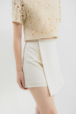 DAVEN ASYMMETRICAL SKORT (CREAM)