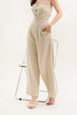 KYNDALL STRAIGHT LEG PANTS (BEIGE)