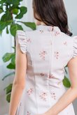 VANESSA CHEONGSAM MINI DRESS (FLORAL)