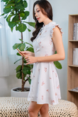 VANESSA CHEONGSAM MINI DRESS (FLORAL)