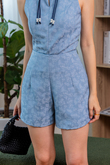 EZRI WIDE LEG SHORTS (BLUE)