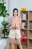 DORIS CHEONGSAM TOP (PINK)