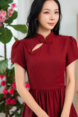 CHANDLER CHEONGSAM DRESS (RED)