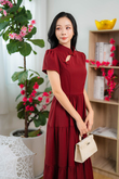 CHANDLER CHEONGSAM DRESS (RED)