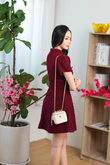 WENN CHEONGSAM DRESS (FURRY RED)