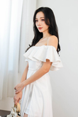 AURELIA OFF SHOULDER MAXI DRESS (WHITE1)