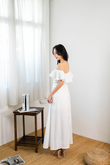 AURELIA OFF SHOULDER MAXI DRESS (WHITE1)