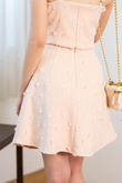 ROSSIE HIGH WAISTED SKIRT (PEACH)