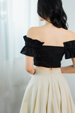 GENESIS OFF SHOULDER TOP (BLACK)