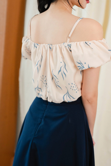 GRADY COLD SHOULDER TOP (FLORAL)