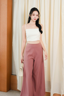 GRAYSON HIGH WAISTED PALAZZO (PUCE)