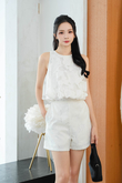 PARRIS BALLOON TOP (WHITE)