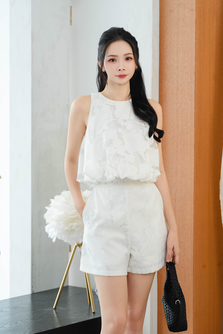 PARRIS BALLOON TOP (WHITE)
