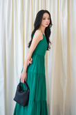 SABRINA RUFFLES MIDAXI DRESS (GREEN)