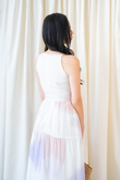SABRINA RUFFLES MIDAXI DRESS (COTTON CANDY)