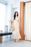 SHELLI OFF SHOULDER DRESS (FLORAL)