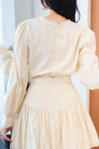 WALDA LONG SLEEVE BLOUSE (BEIGE)